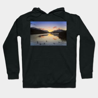 SUNRISE & SWANS - LLYN PADARN Hoodie